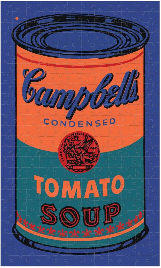 HausOfRex Andy Warhol Campbell's Soup Puzzle-in-a-Can 300 Pcs. Looking Playing Loving 2 HausOfRex Andy Warhol Campbell's Soup Puzzle-in-a-Can 300 Pcs. Looking Playing Loving