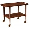 HausOfRex Rosewood Danish Modern Serving Bar Cart By Niels O. Moller