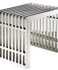 HausOfRex Living Stella Stainless Steel Bench Small Silver