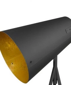 HausOfRex Lighting Rumori Matte Black Floorlamp