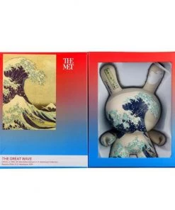HausOfRex Looking Playing Loving THE MET 8-INCH MASTERPIECE DUNNY - HOKUSAI GREAT WAVE
