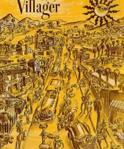 HausOfRex Looking Playing Loving P.S. Villager Framed Poster, Feb. 1949