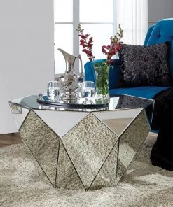 HausOfRex Faceted Accent Table