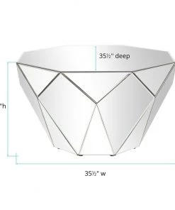 HausOfRex Faceted Accent Table