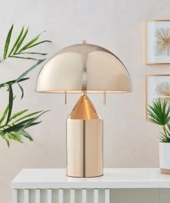 HausOfRex Lighting Dom Table Lamp Gold