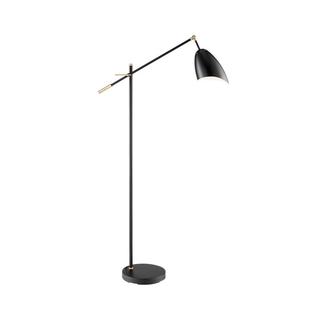 HausOfRex Retro Swingarm Floor Lamp Black 1 HausOfRex Retro Swingarm Floor Lamp Black