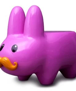 HausOfRex KIDROBOT ART GIANT PINK STACHE HAPPY LABBIT STOOL BY FRANK KOZIK Looking Playing Loving