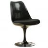 HausOfRex Tulip Side Chair Black/Black Dining