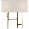 HausOfRex Lighting Vail Table Lamp In Aged Iron With Natural Paper Shade