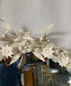 HausOfRex Vintage Italian Floral 1950s Mirror Living