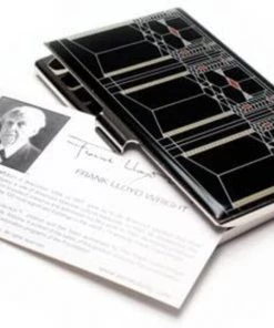 Looking Playing Loving Robie House Business Card Case By Frank Lloyd Wright