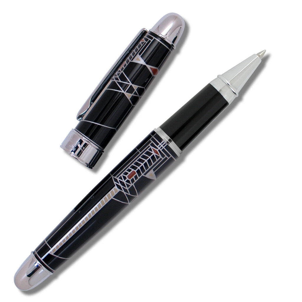 Frank Lloyd Wright Looking Playing Loving ROBIE HOUSE Standard Roller Ball 2 Frank Lloyd Wright Looking Playing Loving ROBIE HOUSE Standard Roller Ball