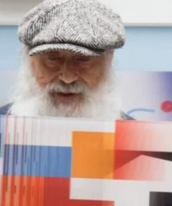Looking Playing Loving Yaacov Agam V From Double Metamorphosis Series, 1979 Wall Art W/Acylic Frame