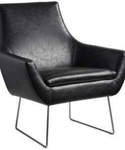 HausOfRex Ken Lounge Chair In Black Living