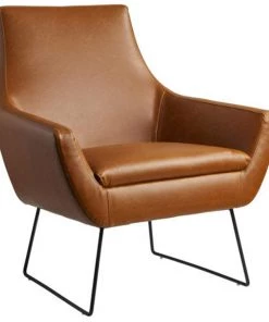 HausOfRex Ken Lounge Chair In Brown
