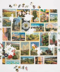 HausOfRex Painted Desert 500 Piece Puzzle Looking Playing Loving
