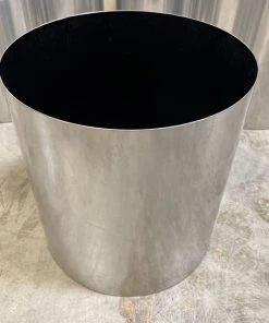 HausOfRex Looking Playing Loving Polished Metal Planter Made In England 16" X 17"