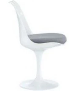 HausOfRex Tulip Side Chair Gray Upholstery