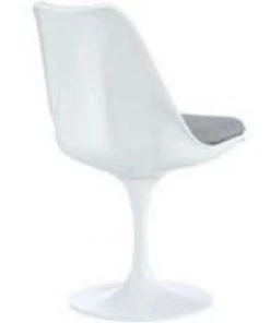 HausOfRex Tulip Side Chair Gray Upholstery