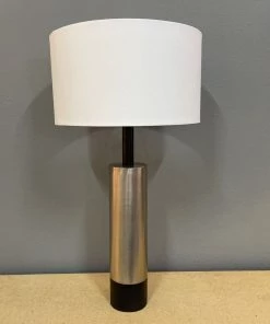 HausOfRex MCM Laurel Stainless Steel Table Lamp