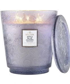 HausOfRex Voluspa Apple Blue Clover 5w Hearth Looking Playing Loving