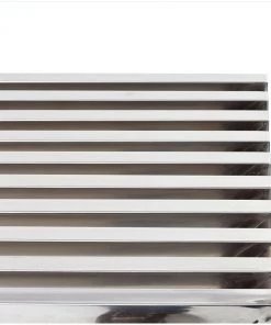 HausOfRex Living Stella Stainless Steel Bench Medium Silver 7 HausOfRex Living Stella Stainless Steel Bench Medium Silver