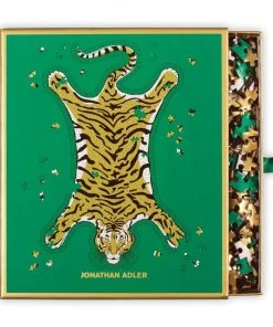 HausOfRex Jonathan Adler Tiger Foil Puzzle 750 Pcs. Looking Playing Loving