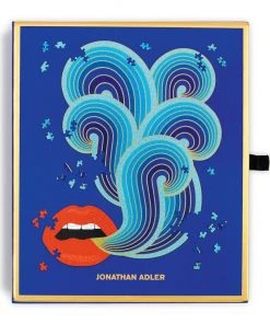 HausOfRex Jonathan Adler Lips Foil Puzzle 750 Pcs. Looking Playing Loving