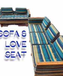 HausOfRex Living Ranch Oak Sofa Set By A. Brandt & Co.