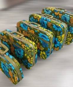 HausOfRex 70s Floral Print Nested Suitcase Set By Bantam Travelware (set Of 5) 7 HausOfRex 70s Floral Print Nested Suitcase Set By Bantam Travelware (set Of 5)