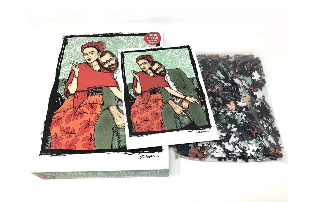 HausOfRex Looking Playing Loving Frida And Vincent Puzzle By Jermaine Rogers 3 HausOfRex Looking Playing Loving Frida And Vincent Puzzle By Jermaine Rogers