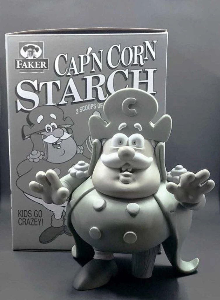 Popaganda Cereal Killers Series: Cap'n Cornstarch Monotone By Ron English Looking Playing Loving 1 Popaganda Cereal Killers Series: Cap'n Cornstarch Monotone By Ron English Looking Playing Loving
