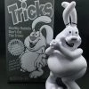 Popaganda Looking Playing Loving Cereal Killers Series: Tricky The Obese Bunny Monotone By Ron English