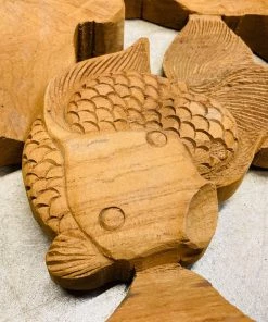 HausOfRex Driftwood Koi Fish Wall Carving Looking Playing Loving 5 HausOfRex Driftwood Koi Fish Wall Carving Looking Playing Loving