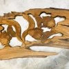HausOfRex Driftwood Koi Fish Wall Carving Looking Playing Loving