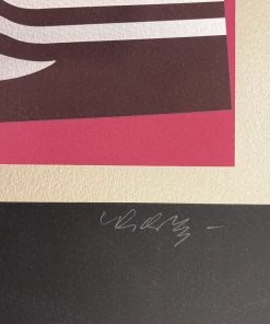 HausOfRex Victor Vasarely "Sunbather" 1982 Signed And Numbered 171 / 250 Serigraph On Black Paper