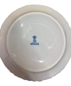 Looking Playing Loving West German Vintage White Reptile Skin Glaze Vase By AK Kaiser (RARE)