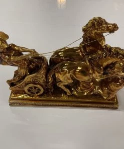 HausOfRex Looking Playing Loving Gilt Roman Charioteer