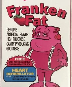 Popaganda Looking Playing Loving Cereal Killers Series: Franken Fat By Ron English