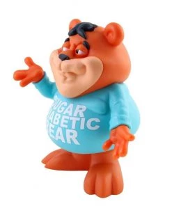 Popaganda Cereal Killers Series: Sugar Diabetic Bear By Ron English Looking Playing Loving