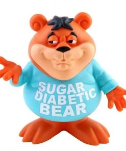 Popaganda Cereal Killers Series: Sugar Diabetic Bear By Ron English Looking Playing Loving