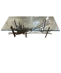 HausOfRex Silas Seandel Water Lily Coffee Table In Brutalist Bronze Patina