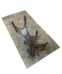 HausOfRex Silas Seandel Water Lily Coffee Table In Brutalist Bronze Patina