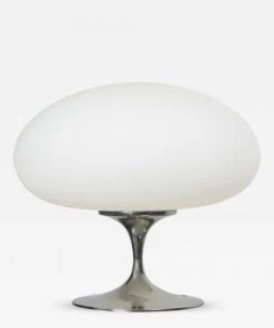 HausOfRex Mushroom Lamps V-809 For Laurel Lamp Co. In Chrome (Pair)