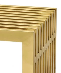 HausOfRex Stella Stainless Steel Bench Medium Gold