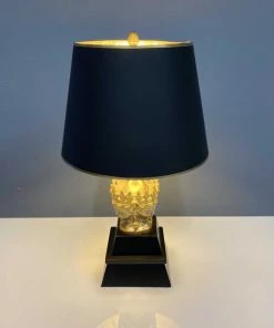 HausOfRex Lighting Marbro Brass Many-Faced Goddess Table Lamps (Pair)