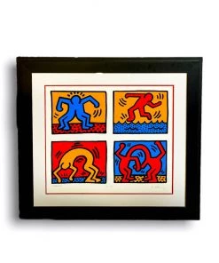 HausOfRex Keith Haring "Pop Shop Quad II 1988" Looking Playing Loving