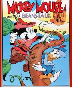 HausOfRex Disney's 'Mickey & The Beanstalk' 1987 Comic Classics Framed Poster Looking Playing Loving