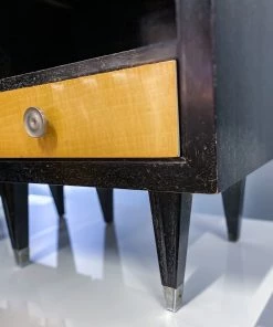 HausOfRex Sieling Modern Ebony & Maple Nightstands RARE (Pair)