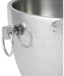 HausOfRex Dining Hammered Steel Champagne Bucket